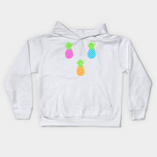 Colorful Pineapples 2.0 Kids Hoodie